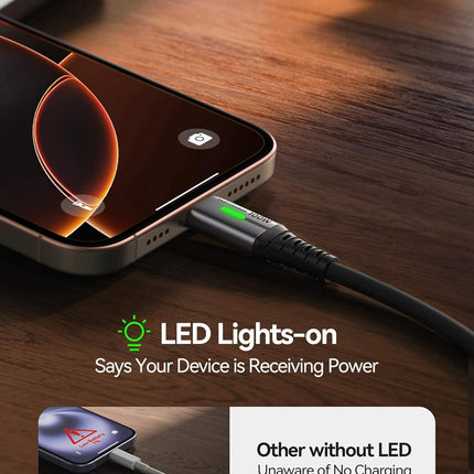 INIU USB C Cable, 100W USB C to C Fast Charging Cord, Braided Type C Charger Cable for iPhone 17 16 Pro Max, Samsung Galaxy S25 S24 Ultra, MacBook Pro iPad Air Switch 2 Steam Deck etc.