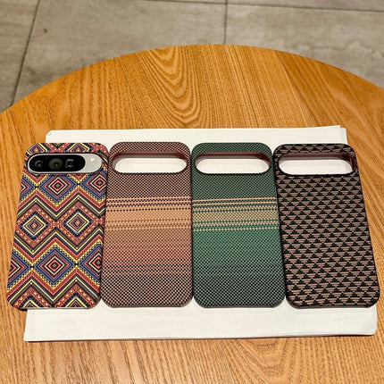 High Quality Matte Carbon Fiber Texture Magnetic Phone Case for Google Pixel, Shockproof Hard Cover