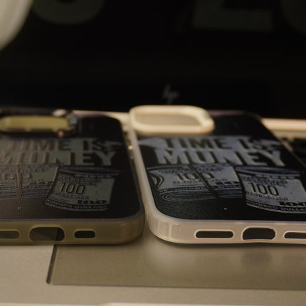 Sports Shockproof Laser Color Silver Phone Case