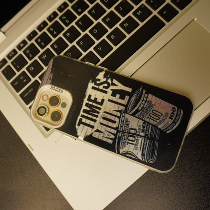 Sports Shockproof Laser Color Silver Phone Case