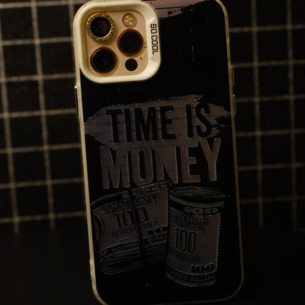 Sports Shockproof Laser Color Silver Phone Case