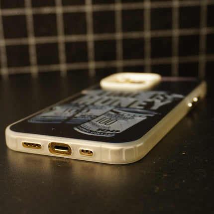 Sports Shockproof Laser Color Silver Phone Case