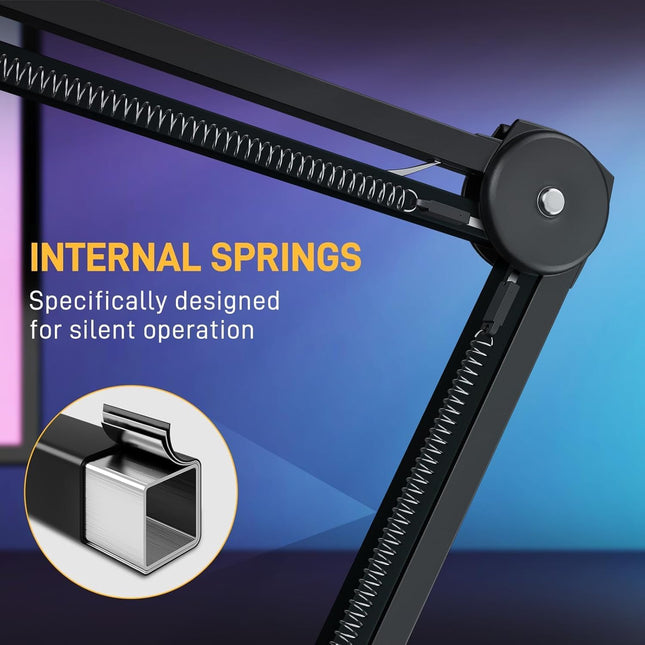 MAONO BA37,  Microphone Boom Arm: Heavy Duty Adjustable Metal Suspension mic stand