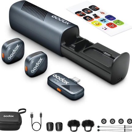 GODOX Cube-SC Kit2 Wireless Lavalier Microphones