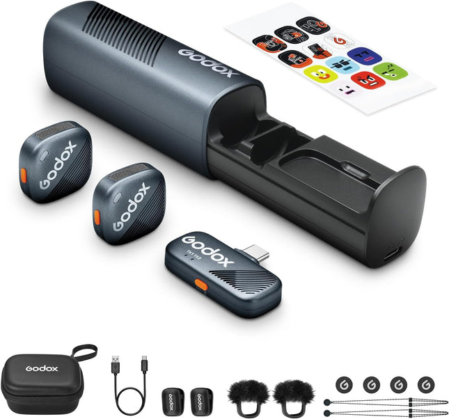 GODOX Cube-SC Kit2 Wireless Lavalier Microphones