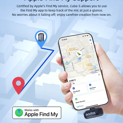 GODOX Cube-SC Kit2 Wireless Lavalier Microphones