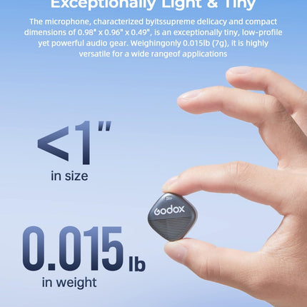 GODOX Cube-SC Kit2 Wireless Lavalier Microphones