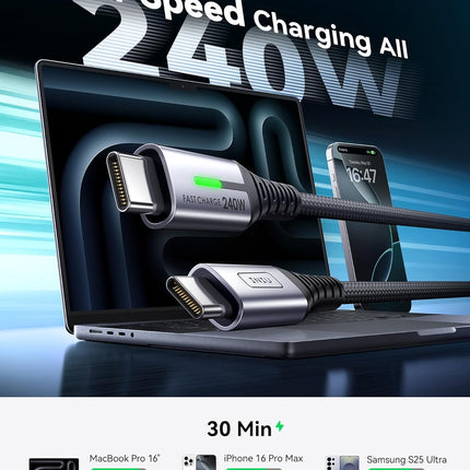 INIU USB C to USB C Cable, 240W Fast Charging Type C