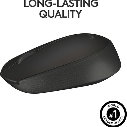 Logitech M171 Wireless Mouse for PC, Mac, Laptop, 2.4 GHz with USB Mini Receiver, Optical Tracking