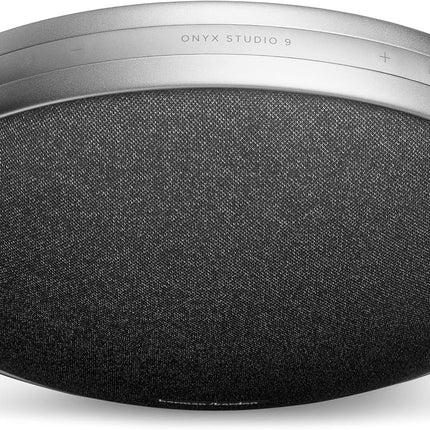 Harman Kardon Onyx Studio 9 - Portable Stereo Bluetooth Home Speaker with Built-in Battery and USB Charging, self-Tuning, and Multi-Speaker Connection by Auracast