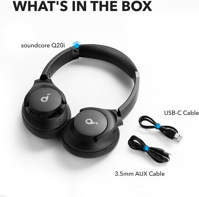 Soundcore by Anker Q20i Hybrid Active Noise Cancelling Headphones