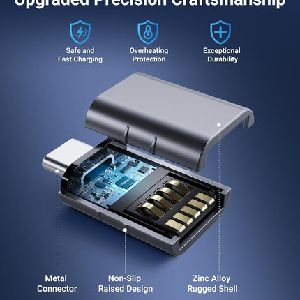 USB C to USB Adapter Pack of 2, USB 3.0 Female to Thunderbolt 4/3