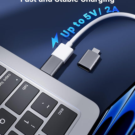 USB C to USB Adapter Pack of 2, USB 3.0 Female to Thunderbolt 4/3